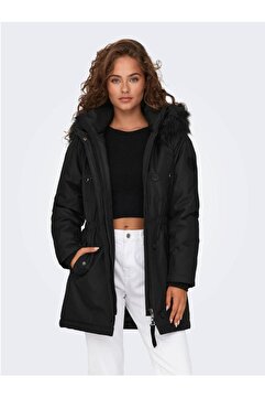 ONLY Kadin Siyah Parka