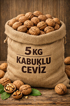 TARIMSAN DOĞAL Yerli İnce Kabuklu Ceviz 5 KG - Yeni Mahsul-Doğal Köy Cevizi-Katkısız