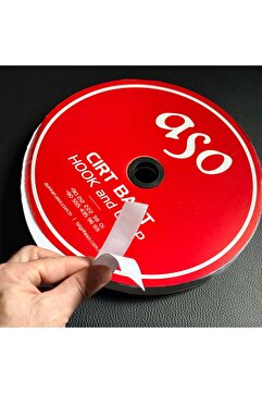 Genel Markalar Aso Cırt Cırtlı Bant 2 cm 25 metre Cırt Bant Arkası Yapışkanlı Şerit Cırt Cırt Bant 25 metre dişi+25 metre erkek (Beyaz)