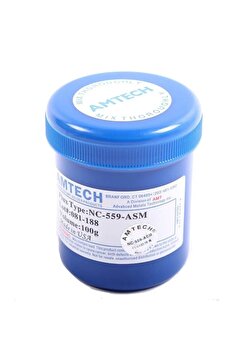 Genel Markalar Amtech Bga Smd Smt Pcb lc Lehimleme Lehim Pastası Krem Flux 100g -MAVİ KUTU