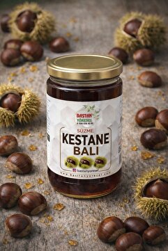Baştan Yöresel Ödemiş Bozdağ Yayla Ham Kestane Balı (ACIMSI DEĞİLDİR) 850gram