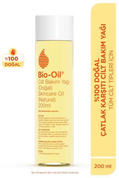 Bio-Oil %100 Natural Çatlak Karşıtı Nemlendirici Cilt Bakım Yağı 200 ml Leke Karşıtı Vitamin E