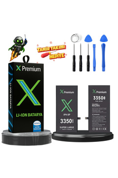 X PREMİUM iPhone 8 Plus Batarya Xpremium Pil Süper Yüksek Kapasiteli Güçlendirilmiş 3350 mAh