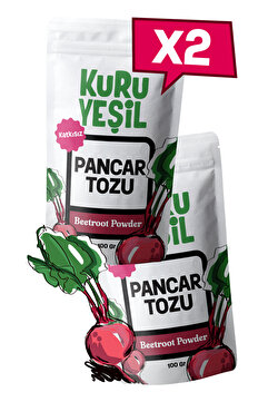 Kuru Yeşil Kırmızı Pancar Tozu – 200 Gr – Doğal Sebze Tozu - 2x100 Gr