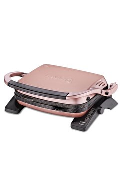 KORKMAZ Tostkolik Granit Tost Makinesi Rose Gold A329-20
