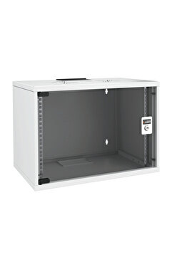 AGER 9U 510X400 Duvar Tipi Soho Kabinet AG-SH09U5140B1-CBAA-B6-D1-09U5140 (Ön Cam Kapak/C- B1 Beyaz)
