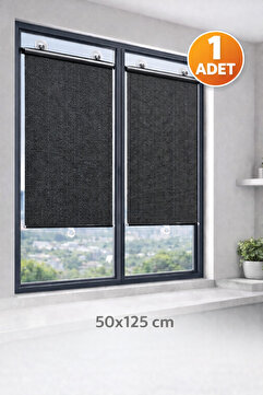 TOYFEST Güneşten Koruyan Ayarlanabilir Tüm Araçlara ve Ev Camlara Uyumlu Vantuzlu Pencere Perdesi 50x125