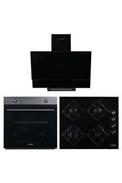 Alveus 850 Siyah 3'lü Ankastre Set(ad07-a10-af850)