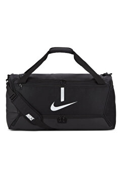Nike CU8090-010 Nk Acdmy Team M Duff Unisex Spor Çanta Siyah Beyaz