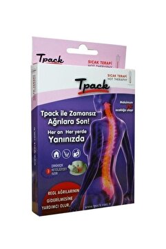 Tpack SICAK TERAPİ ISI BANDI 1 PAKET ( 4 ADET BAND İÇERİR) regl ağrılarının giderilmesinde yardımcı