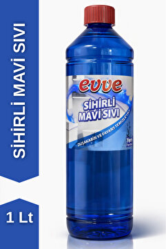 evve Sihirli Mavi Sıvı – 1 Litre | Duşakabin, Kireç ve Derz Temizleyici | Çok Amaçlı Güçlü Temizlik