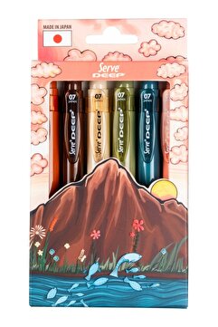 Serve Deep Uçlu Kalem Toprak Tonları 0.7mm 6'lı Set