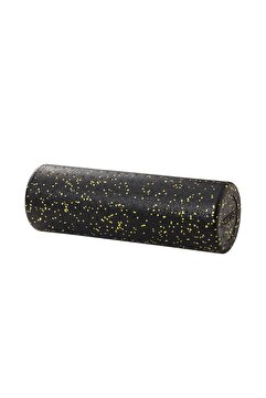 Actifoam Siyah Tırtıksız Pilates Silindiri Yoga Egzersiz Masaj Rulosu 45 cm