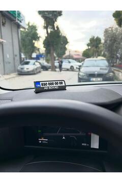EAE DESİGN STUDİO Otomobil Park Numaratörü -Araç İçi Plaka model-Telefon numarası - Sıradışı Model Yeni Modern tasarım