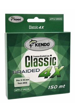 Kendo Classic 4X 150m Apple Green Örgü İp 0.10mm