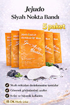 JEJUDO Ceuticals Siyah Noktaları 15 Dk Temizleyen Burun Bandı 5 Adet