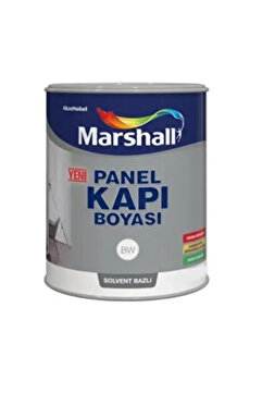 Marshall Solvent Bazlı Amerikan Panel Kapı Boyası Beyaz 0,75 Lt