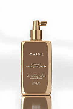 MATSU Silk Glaze Isı Koruyucu Sprey 200 ml | Kabarma ve Elektriklenme Karşıtı | Cam Parlaklığı
