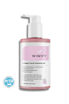 WIWIFY Arındırıcı, Tazeleyici Yüz Temizleme Jeli (Aloe Vera Ve Papatya Özlü + Hyaluronic Acid)