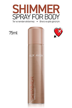 Alix Avien Işıltılı Vücut Spreyi - Shimmer Spray For Body - 75 ml
