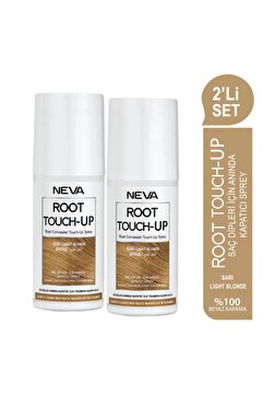Root Touch-Up 2'li Set Sarı Saç Dipleri Için Anında Kapatıcı Sprey 75ml