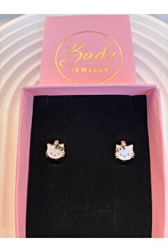 Bade Jewelry Hello Kitty Çocuk Küpesi
