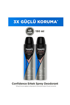 Rexona Men Clinical Protection Spray Deodorant Confidence 150 ml x2