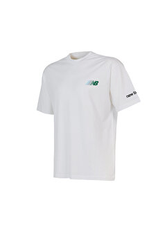 New Balance MNT1644 Beyaz Erkek Tişört