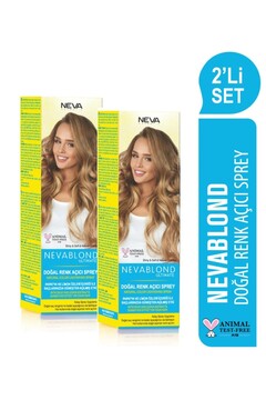 Nevablond 2'Lİ SET Doğal Renk Açıcı Sprey (vegan) (150ml x 2 adet)