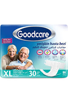 Goodcare Yetişkin Bezi Bel Bantlı Tekstil Yüzey XL - Ekstra Large - Extra Large 30 Adet Tekli Pk