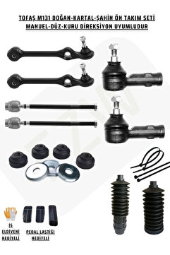 FZW M131 DOĞAN KARTAL ŞAHİN S-SLX MANUEL DİREKSİYON ÖN TAKIM ÖN DÜZEN ROTİLLİ KOL ROTMİLİ ROTBAŞI SET