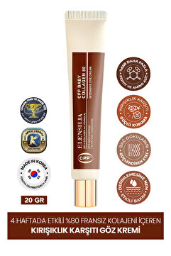 ELENSILIA %80 Fransız Kolajenli Ince Çizgi Görünümüne Destek Cpp Baby Collagen Göz Kremi 30gr