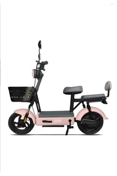 Mondial Bomber Elektrikli Motosiklet Pembe