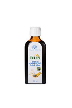 Noura Natural 100 ml Organik Çörekotu Yağı- %100 Doğal -Soğuk Sıkım - Yerli Tohum