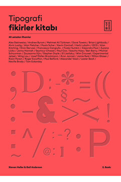 Ketebe Tipografi Fikirler Kitabı - Steven Heller, Gail Anderson
