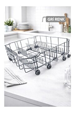 Arçelik 6230 HT Bulaşık Makinesi GRİ RENK Alt Sepeti