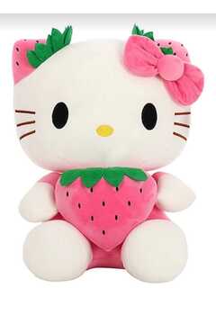 Sekk O Kawai Kitty Peluş Büyük Boy Pembe Renk Gönderim Yapılıyor