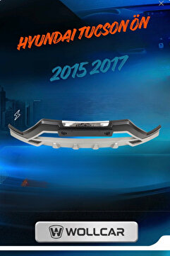 Genel Markalar WOLLCAR Hyundai Tucson Uyumlu Ön Tampon Koruma Difüzör 2015-2017 Arası