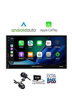 Navigold Ds-6250 Uyumlu Car Play Özellikli Teyp Multimedya Ful Hd 7'' Inch Bluetooth- Çift Usb 4x55w +kamera