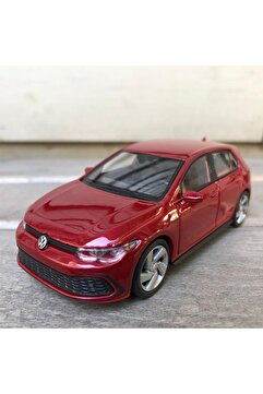 Toys Welly Welly 1:36 Ölçek Volkswagen Golf 8 Gti Çek Bırak Metal Araba Bordo