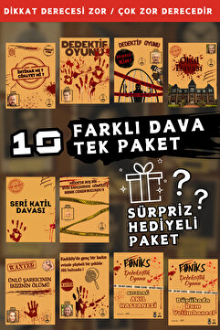 Dedektifim Official Dedektif Oyunu Gerçek Bir Dava Dosyası, Cinayet Çözme Ve Katili Bulma Oyunu Dedektiflik