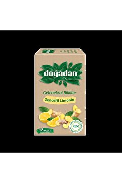 Doğadan Zencefil Limonlu Bitki Çayı 18'li