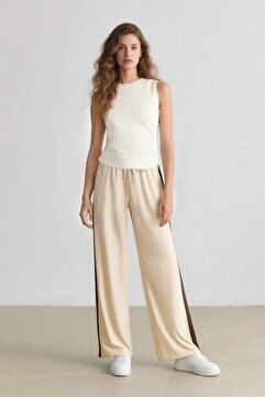 Defacto Wide Leg Cepli Normal Bel Geniş Paça Palazzo Pantolon E7747AX25SP