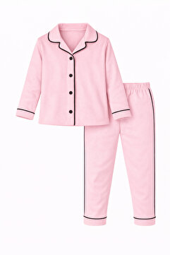 Bubito Unisex Bebek Alt Üst Pijama Takım Pembe