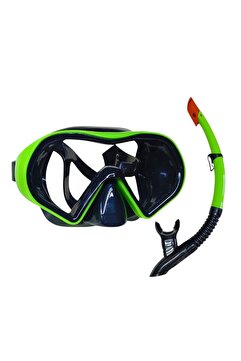 Genel Markalar Star Diving Dalış Maskesi ve Snorkel Yetişkin - 51712-YEŞİL