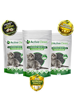 Active Clean Kedi Kumu Koku Giderici 240g 3'lü Set