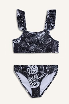 Defacto Çiçekli Bikini Takımı Kız Çocuk E5223A825HS