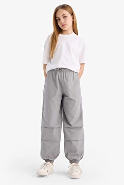 Defacto Paraşüt Jogger Paça Pantolon Kız Çocuk E0160A825SM