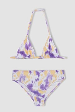 Defacto Kız Çocuk Batik Desenli Bikini Takımı C1221A824SM