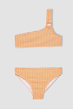 Defacto Kız Çocuk Kareli Bikini Takımı B7034A824SM